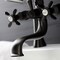 Kingston Brass KS248ORB Deck Mount Clawfoot Tub Faucet with Hand Shower, Oil Rubbed Bronze KS248ORB - alternate 2